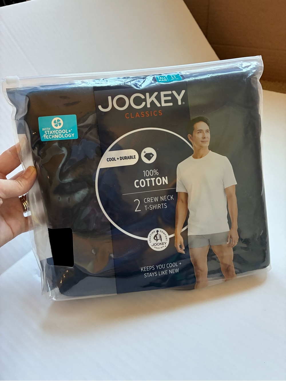 Men’s NWT JOCKEY 2 Pack T Shirts Large Tall